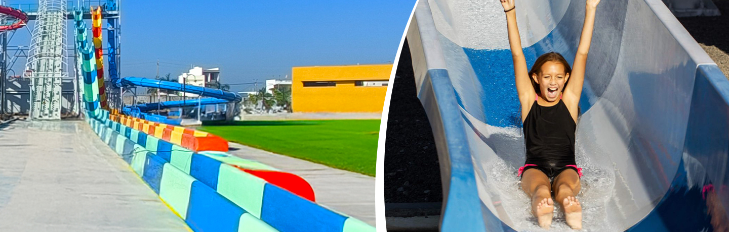 Black Hole | Aquamagicaa water park banner