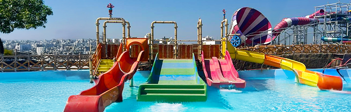 Splash Island | Aquamagicaa water park banner