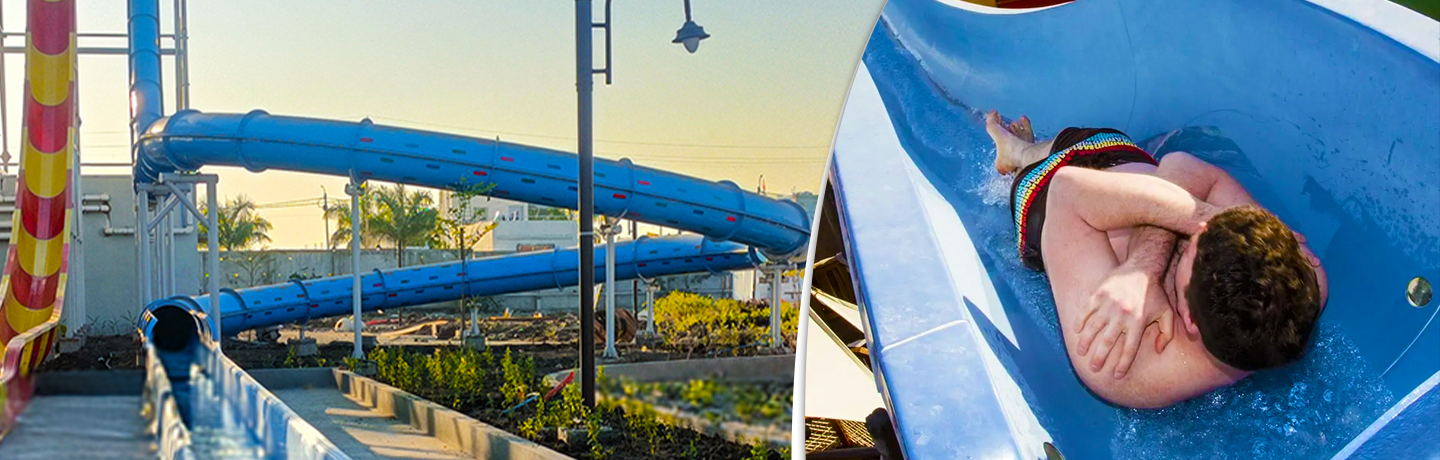 Black Hole | Aquamagicaa water park banner