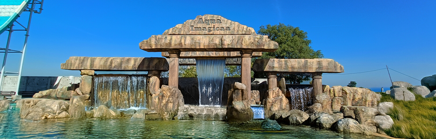 Aqua Imagicaa Waterfall | Aquamagicaa water park banner