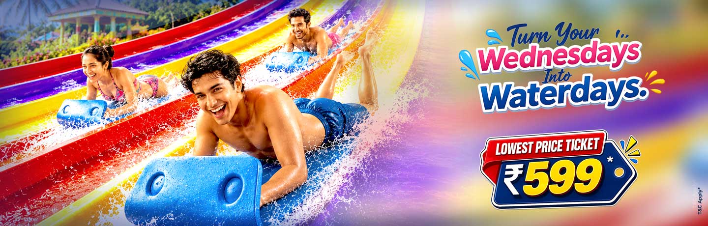 WAT-a-Wednesday offers in Indore | WAT-a-Wednesday at aqua Imagicaa indore banner