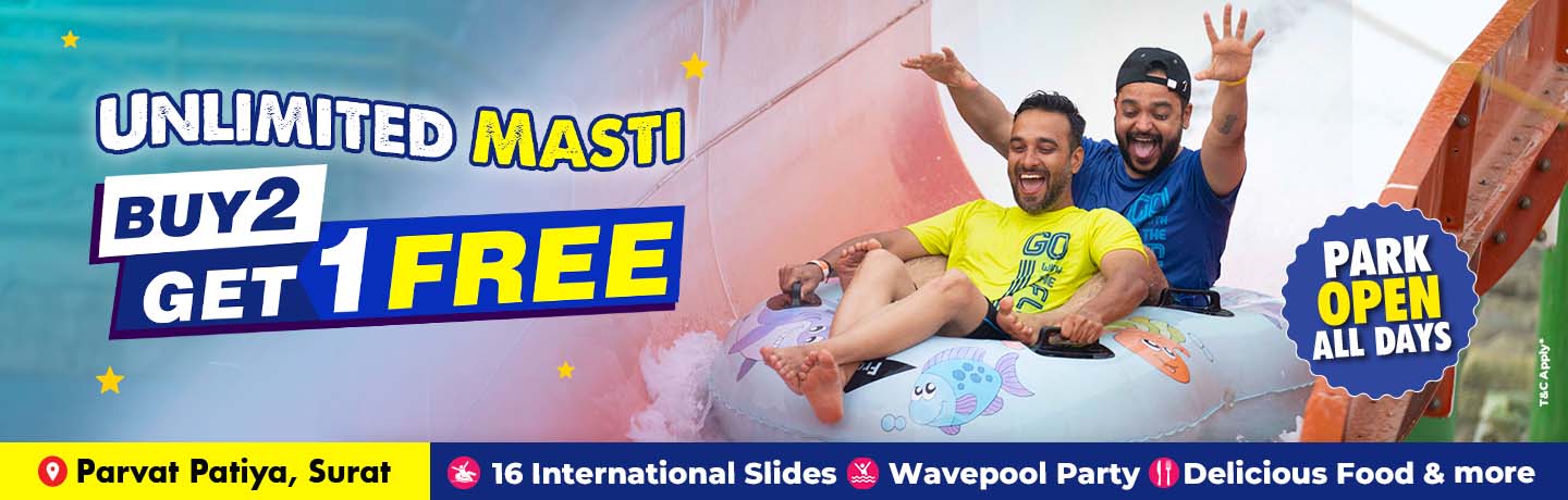 Best water parks in surat | Best water park in Gujarat | Fun places in surat banner