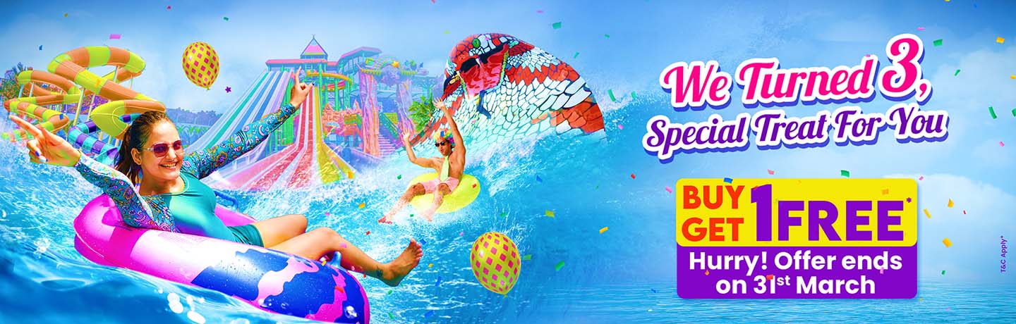 Best water parks in surat | Best water park in Gujarat |  Fun places in surat banner