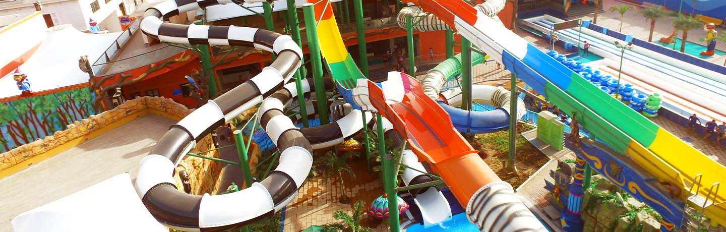 Black Hole | Aquamagicaa water park banner