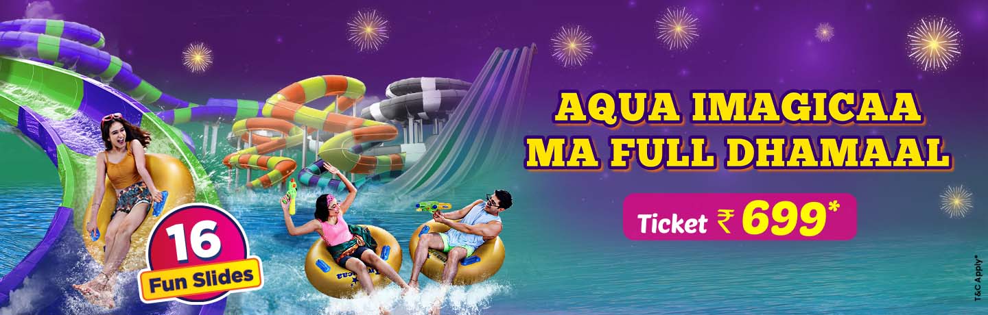 Aqua Imagicaa Surat Water Park Ticket Price banner