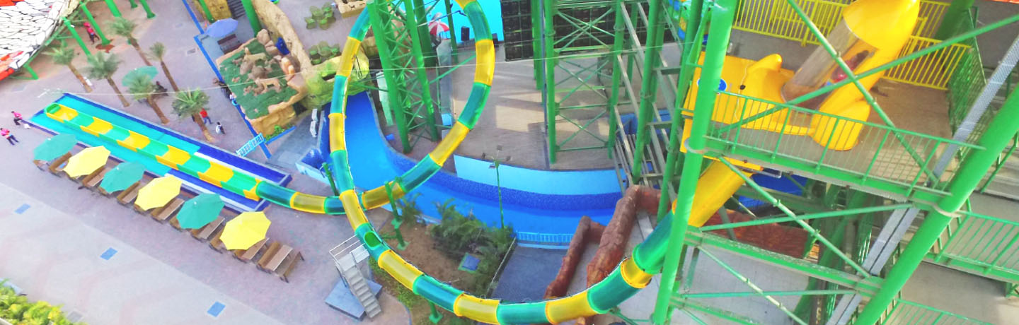 Forest Jump | Aquamagicaa water park banner