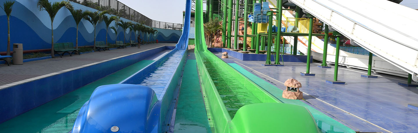 Free Fall | Aquamagicaa water park banner